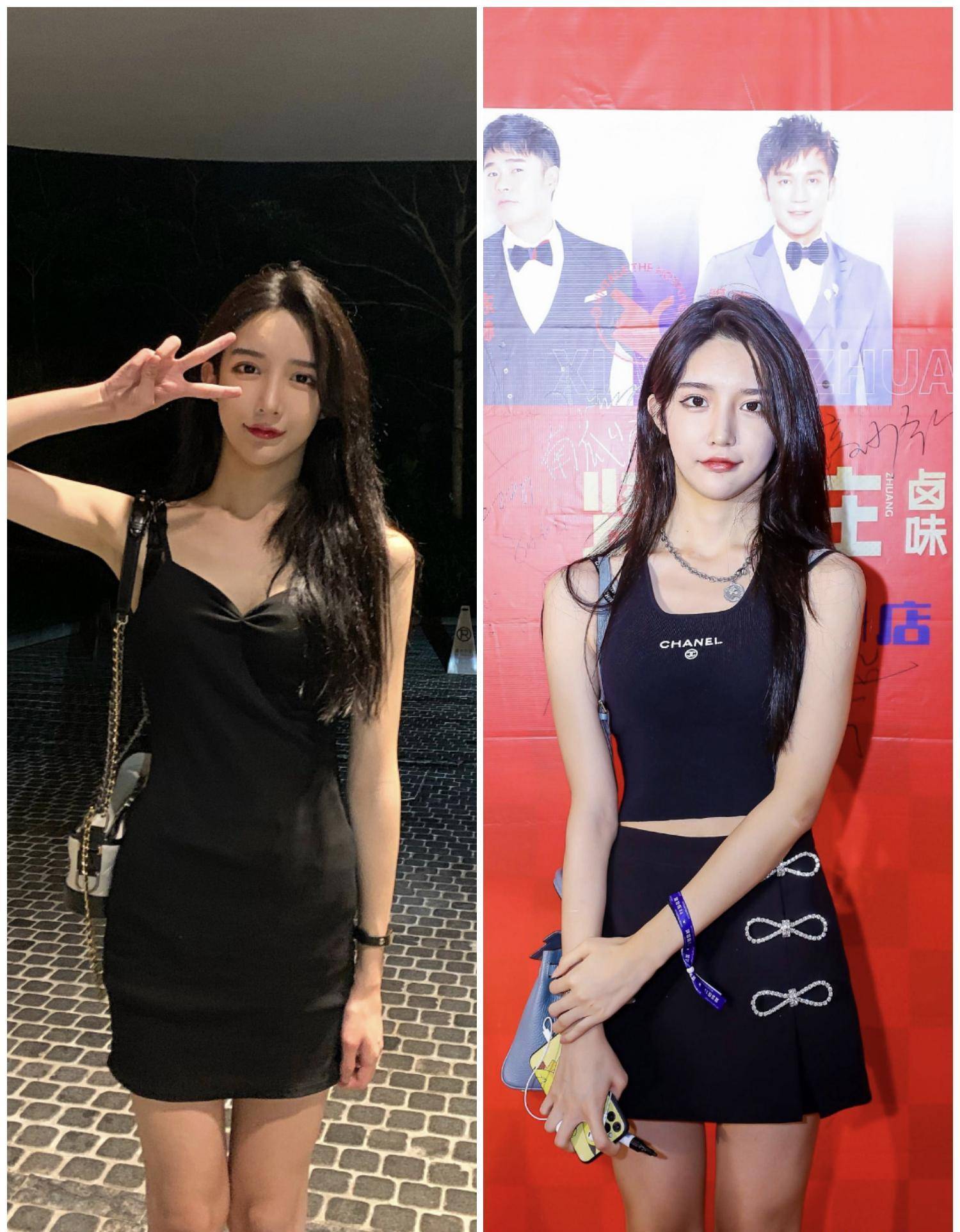 身材好穿衣还时髦,颜值一点也不输女明星_艾比_高跟鞋_黑色