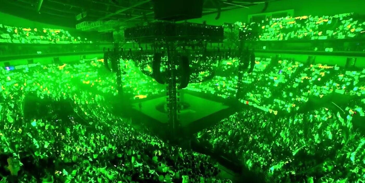 原创乐华演唱会王一博卡点1005cp粉唯粉现场打架画面曝光绿海赢了