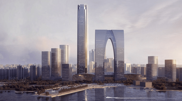 继国际金融中心后，苏州又迎来一座地标性建筑，有望成为第二高楼