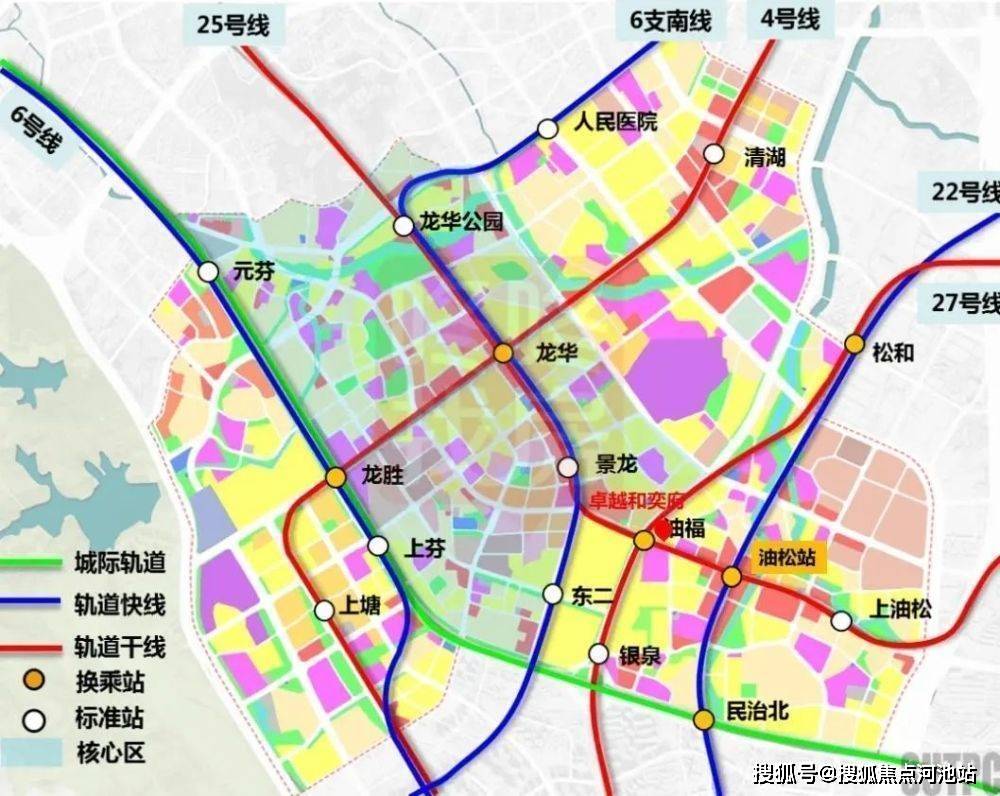 底图来源:深圳市城市交通规划设计研究中心地铁22号线规划走向图:路网