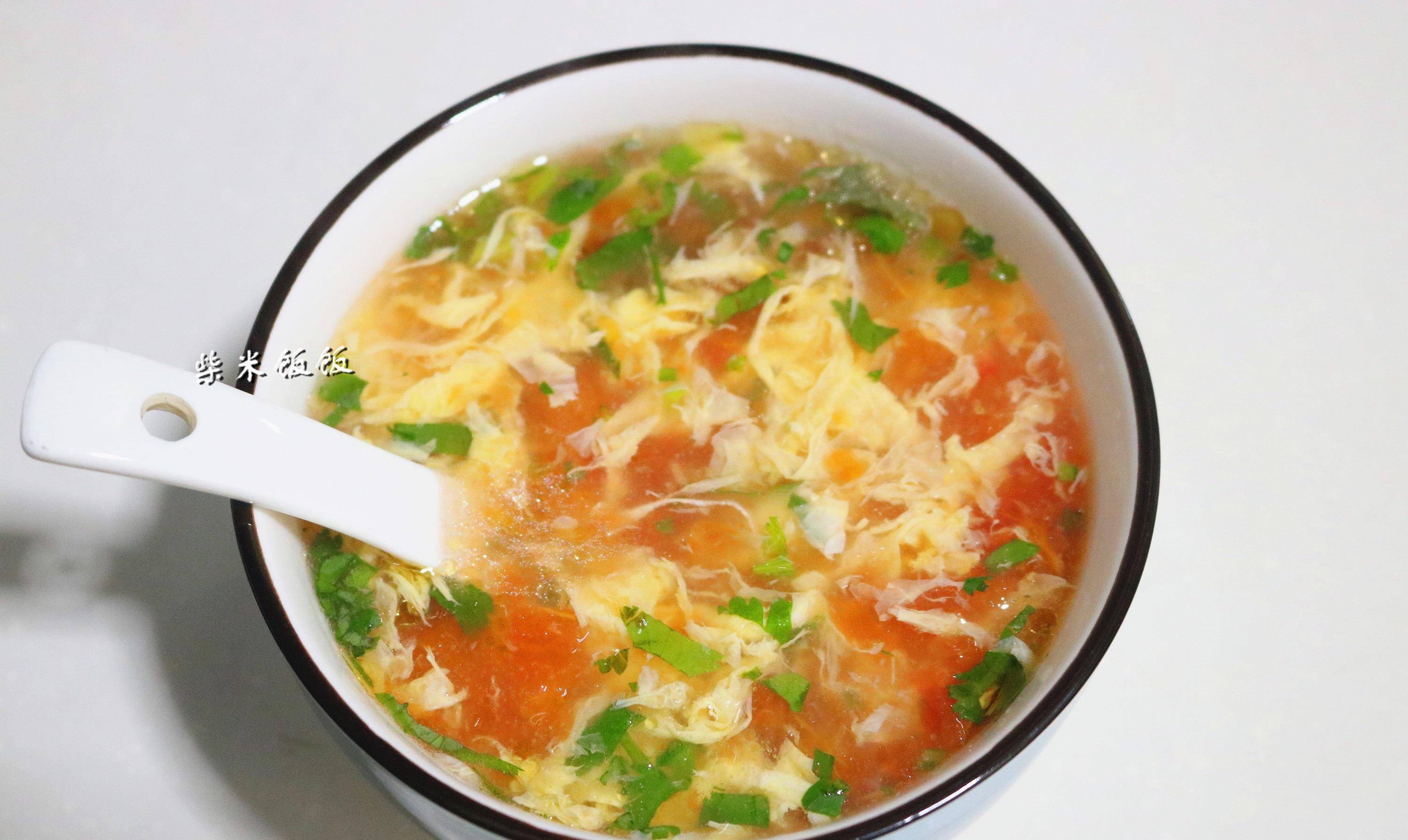 西红柿蛋汤,我喜欢这做法!