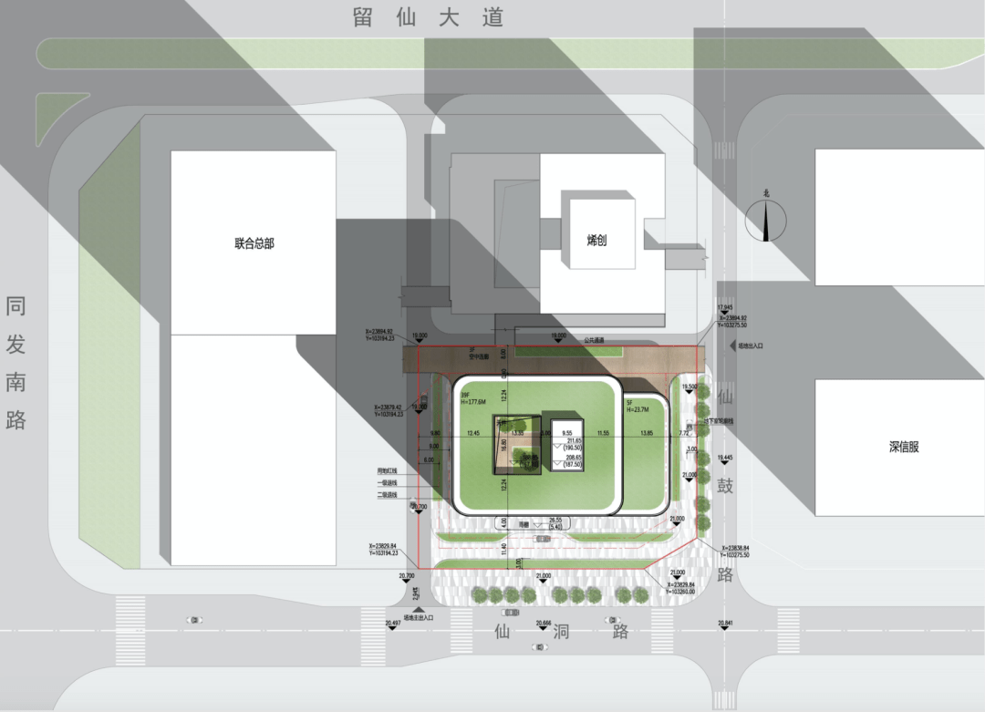 深圳南山区留仙洞总部基地新地标——砺剑大厦