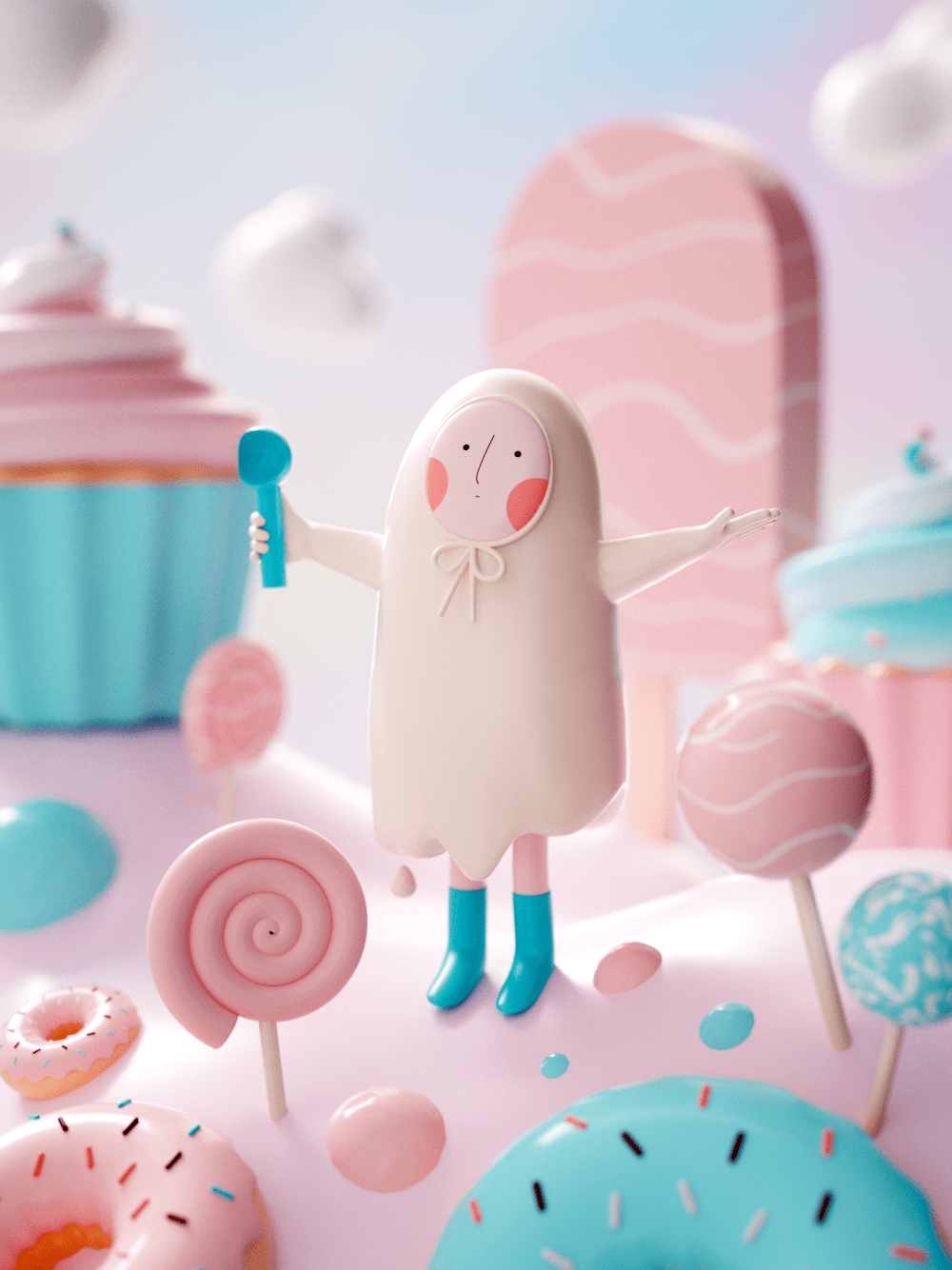 济南磨金石教育职业技能鉴赏c4d场景作品玩出了什么花样