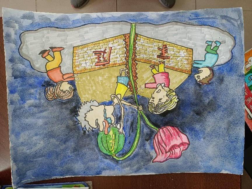 化州市官桥镇中心小学2022年"全民禁毒宣传月"_毒品_意识_进校园