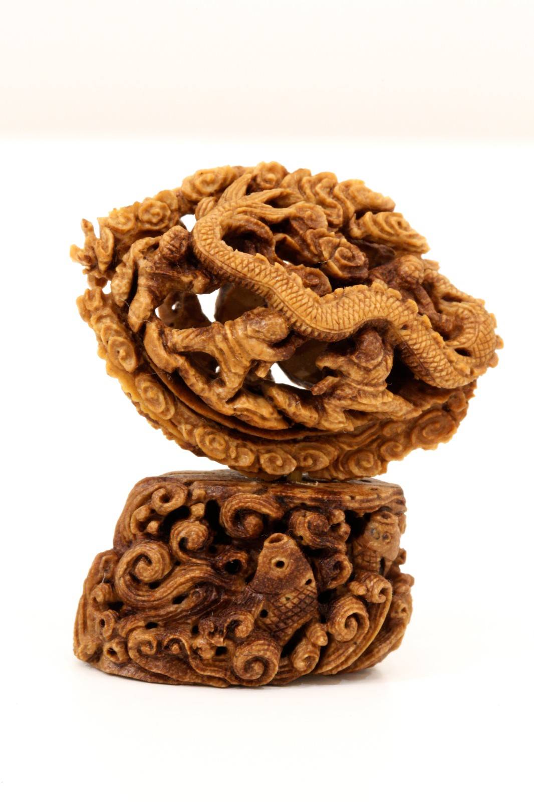 刘宝生《舞龙》于东《福寿绵长》史同刚《扇骨镶嵌核