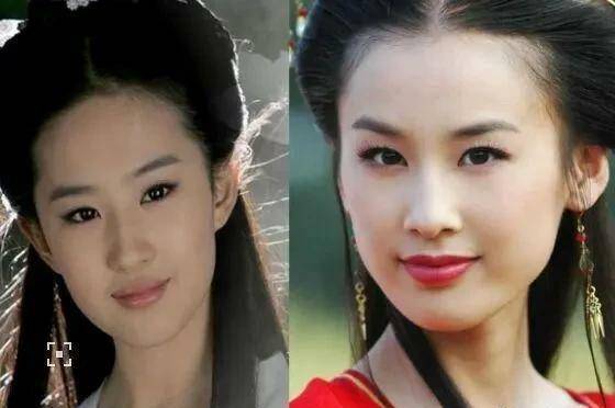 原创刘亦菲和黄圣依长得太像了吧看着两人的旧照仿佛就是一对姐妹