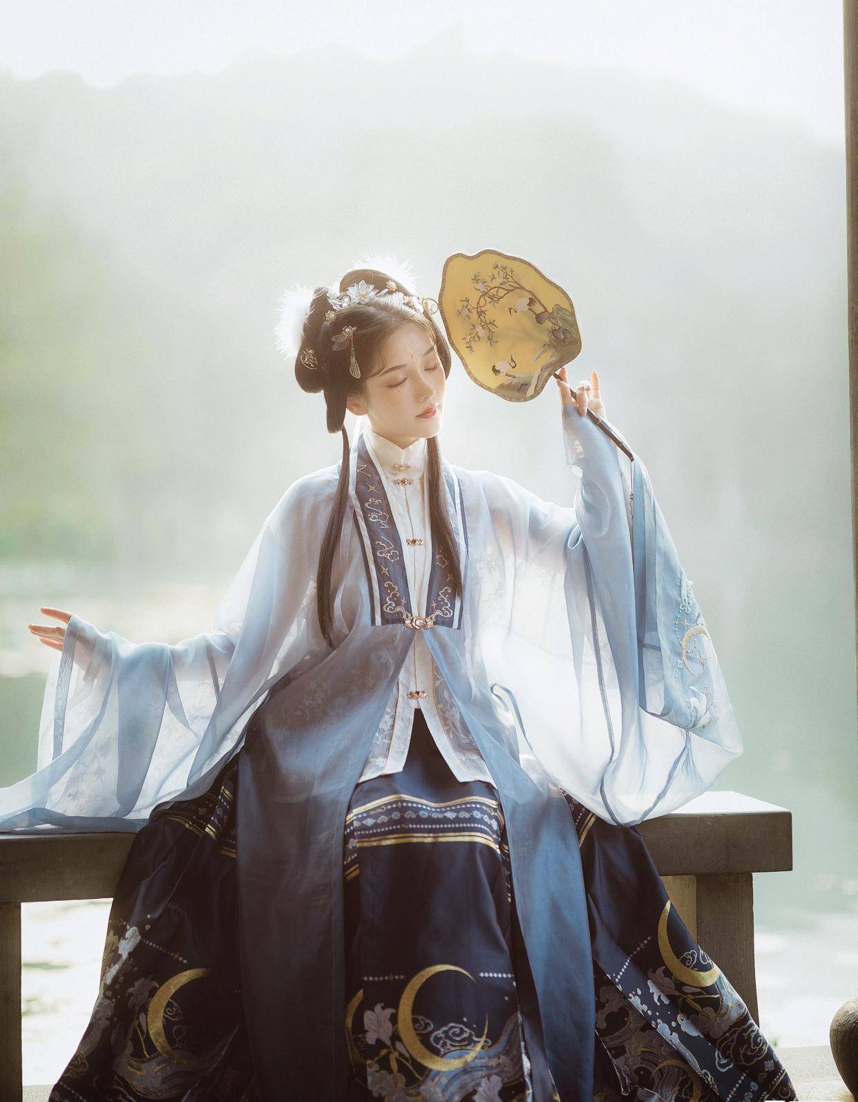 原创最近流行一种时尚汉服温柔又优雅谁穿谁好看