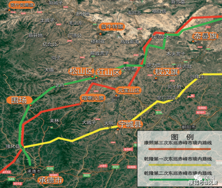 赤峰中环路线图图片