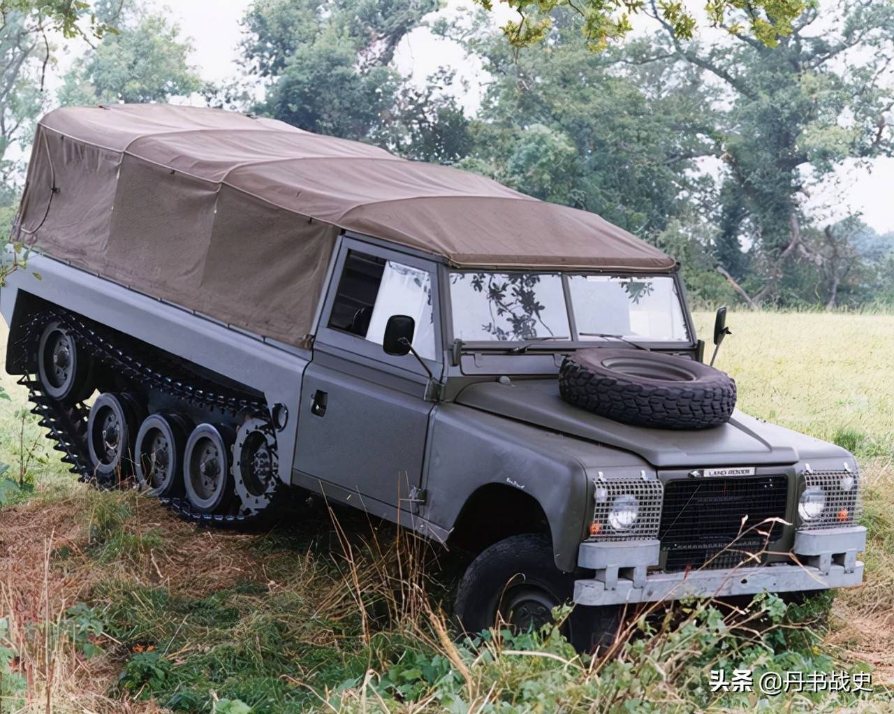 路虎牌半履带车路虎半人马座军用越野车