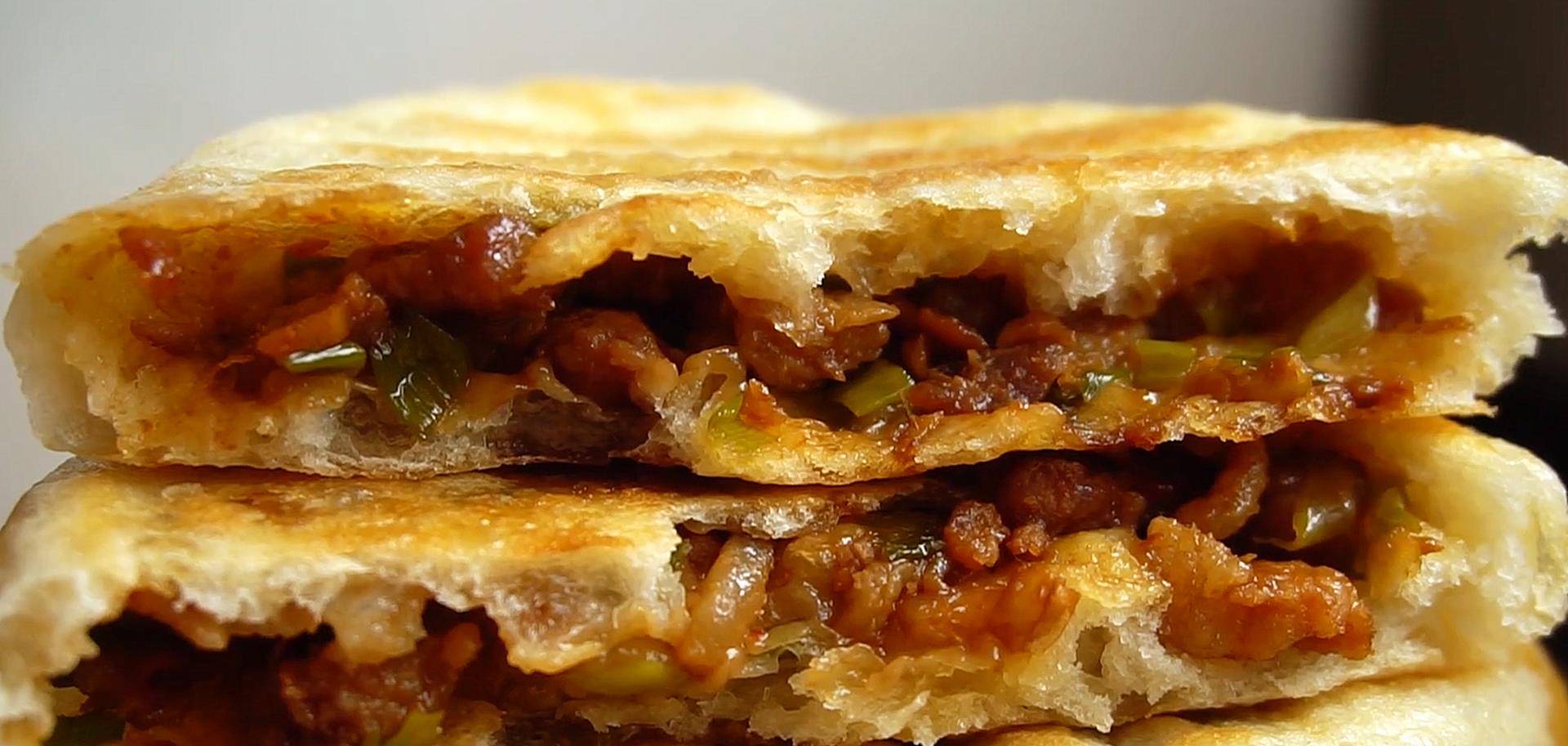 酱肉饼家常做法,不和面不擀皮,出锅满屋飘香,香而不腻,真解馋_酵母