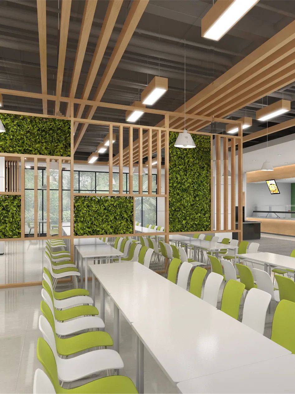 食堂校园的第二大脑云南玉溪一中学生餐厅升级设计