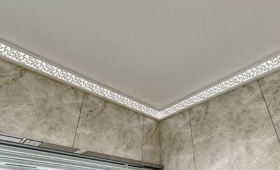 新房吊顶走石膏线,却被朋友嘲笑做法已过时,现流行发光顶角线_层高