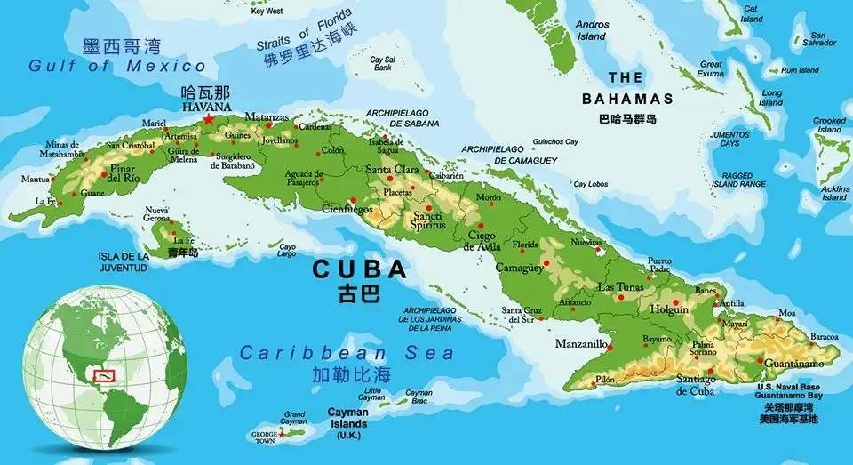 古巴属于哪个洲图片