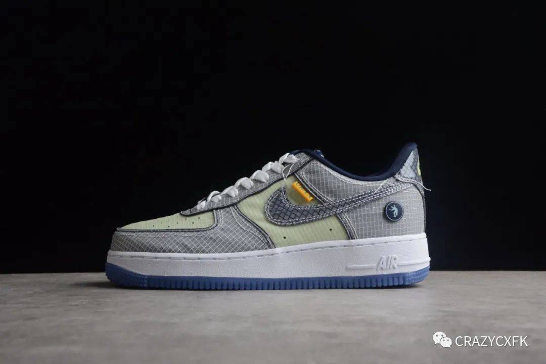 耐克nikeairforce1空军一号湖水蓝联名洛杉矶限定运动鞋