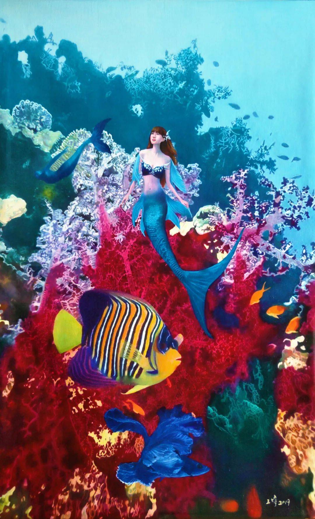 海の画廊「珊瑚海の午後」 海の画廊「 珊瑚海 」