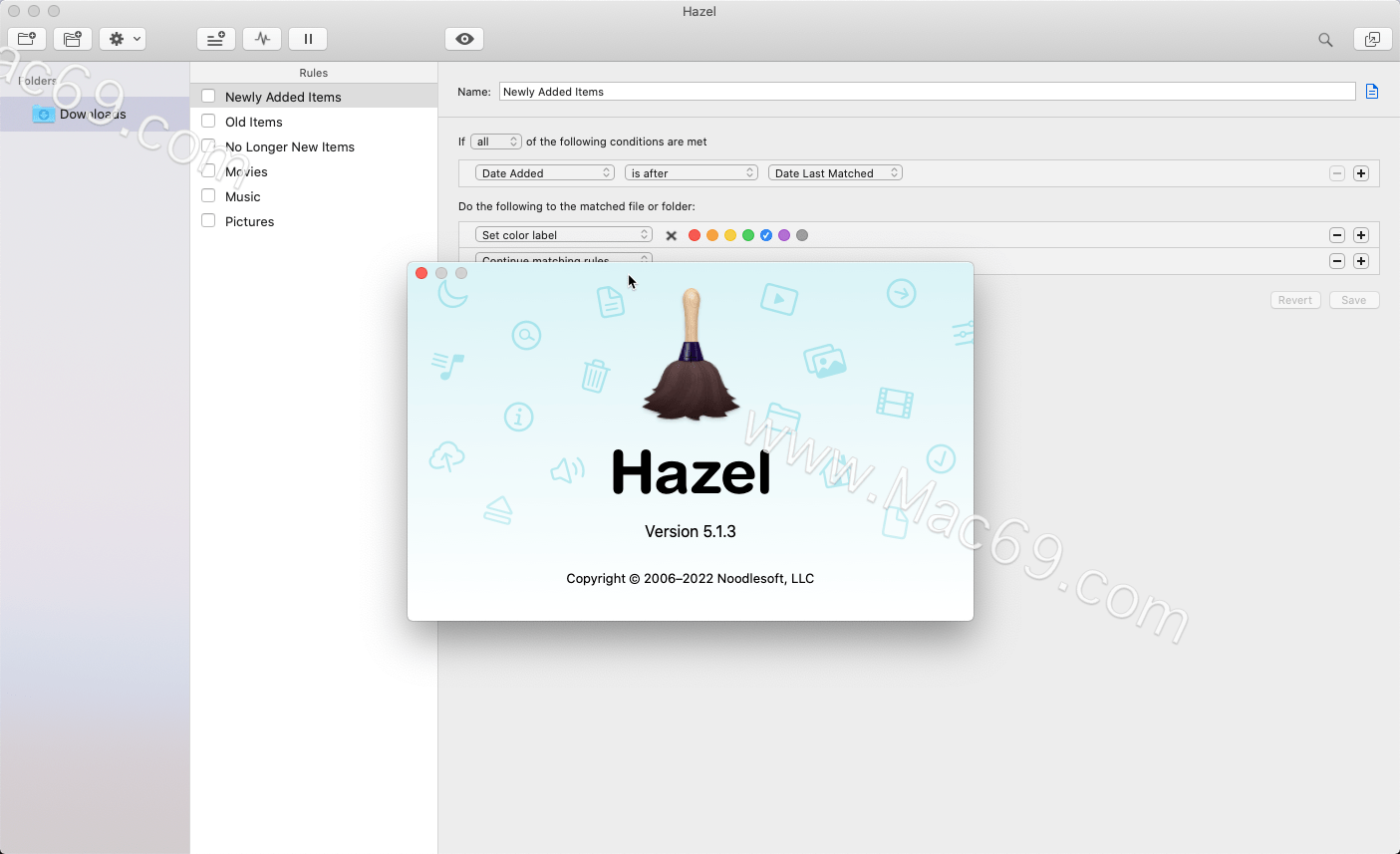 原创             自动监控并清理Mac文件夹的工具：Hazel资源
