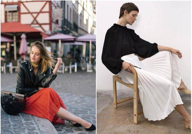 原创时髦裙装穿搭配各种坐姿有人像粗鲁的村姑有人像优雅的公主