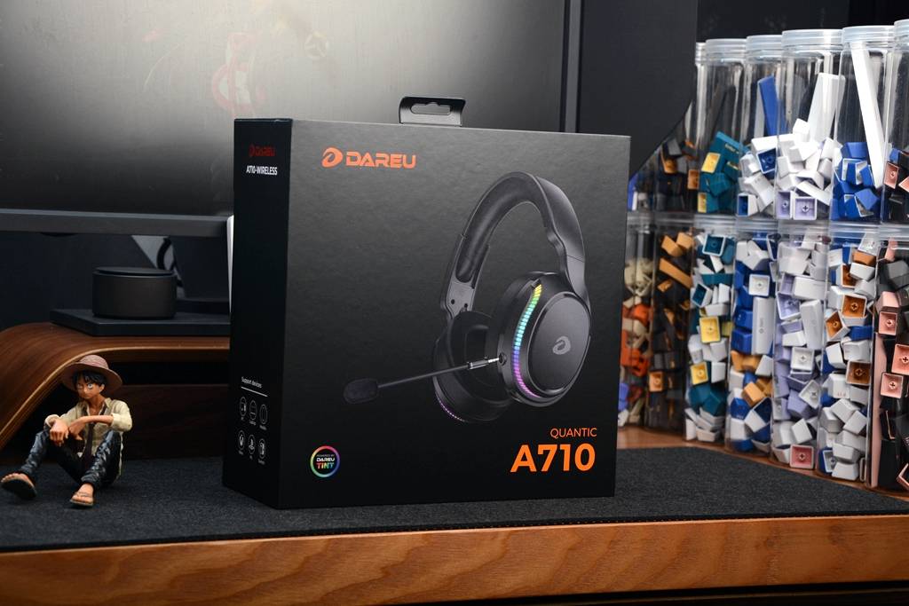 达尔优家族的颜值担当,A710 5.8G无线耳机开箱体验