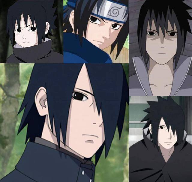 《火影忍者》角色前后变化,井野越来越美,佐助从头帅到尾_外形_我爱罗