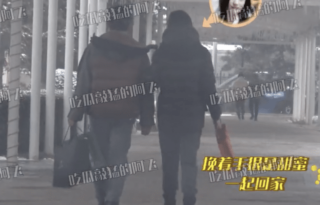 李亚鹏和娇妻饭后回家,海哈金喜产后4个月首现身