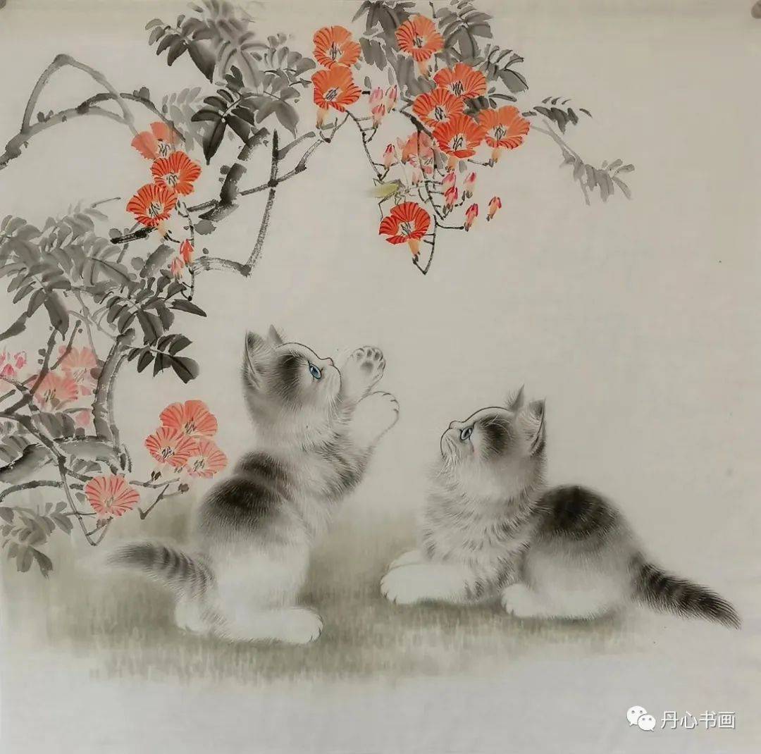 形态逼真,生动自然|画猫名家秦文轩_中国_绘画_作品