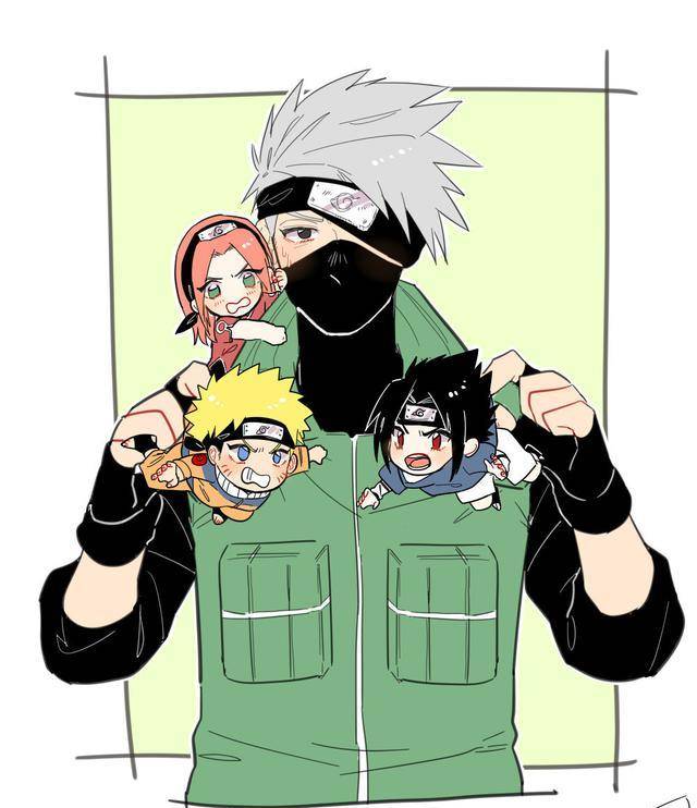 卡卡西的第七班在没有经历过那么多事情之前,鸣人和佐助一直都是死