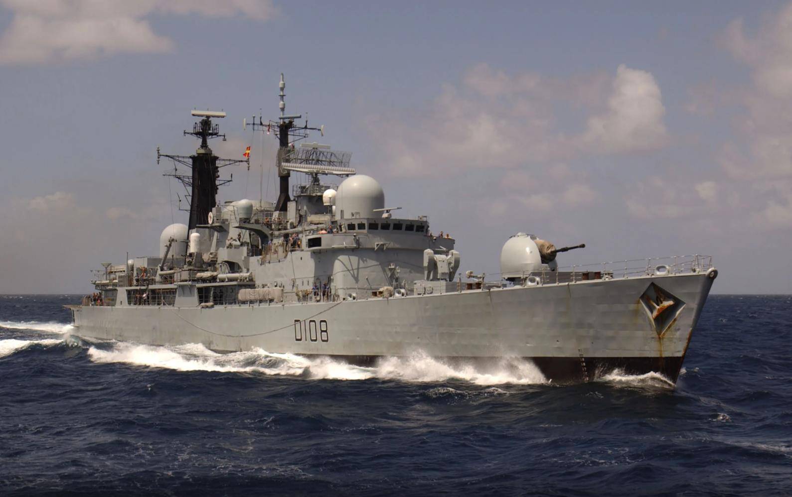 "大力神"号驱逐舰,隶属于42型导弹驱逐舰,目前已丧失能力!