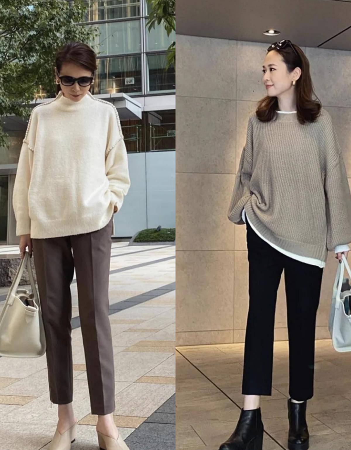 原创50岁的日本博主真会穿简约又高级这才是中年女性该有的打扮