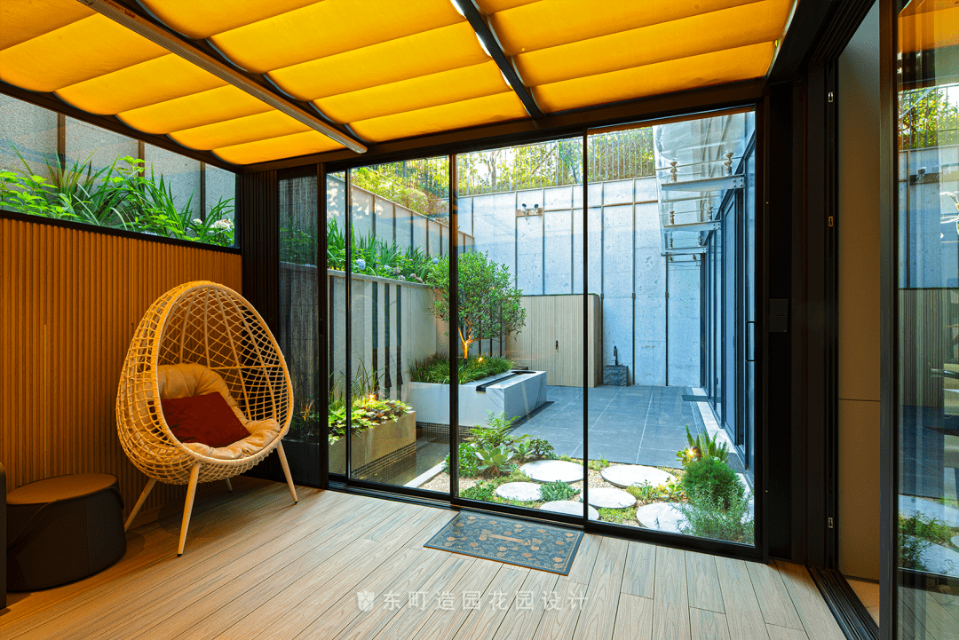 60㎡下沉式庭院改造设计现代风