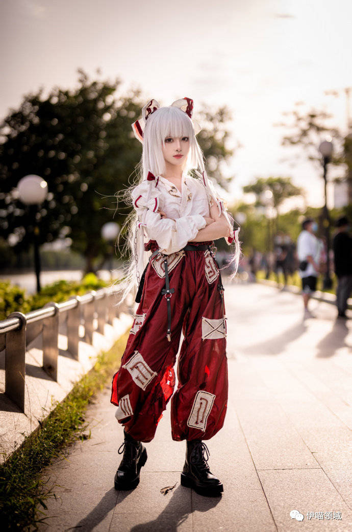 cos:东方project藤原妹红-9p@腥味猫罐_伊喵_白嫖_评论