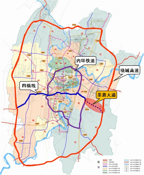 茶惠大道线路图图片