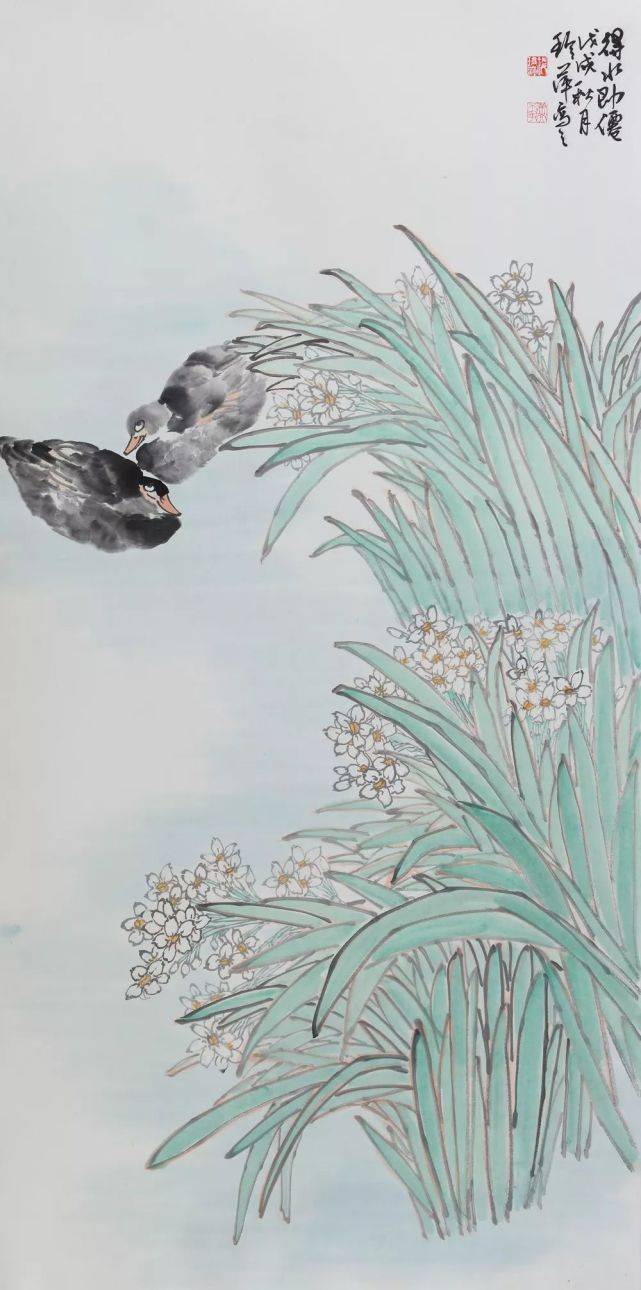 作品欣赏:其实,我们经常在谈论一个工笔画家或者一幅作品的同时,会以