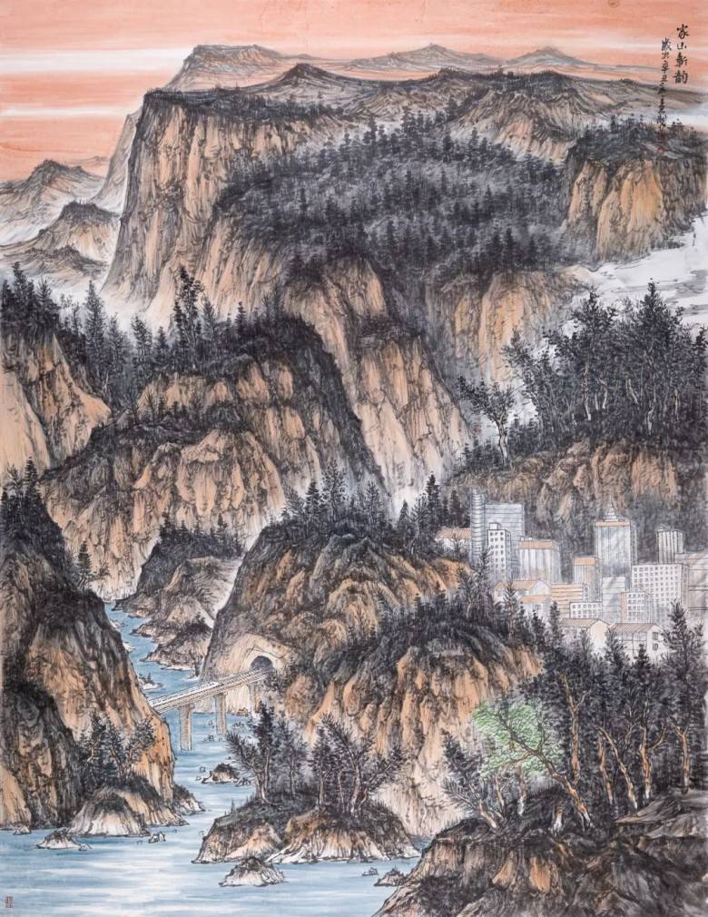 国画名家丨王宏:磅礴的气势和壮美的意境_变化_山水画_自然