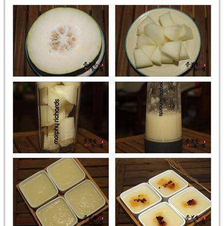 原创龙眼蜜冬瓜羹很简单很清新的夏日甜品