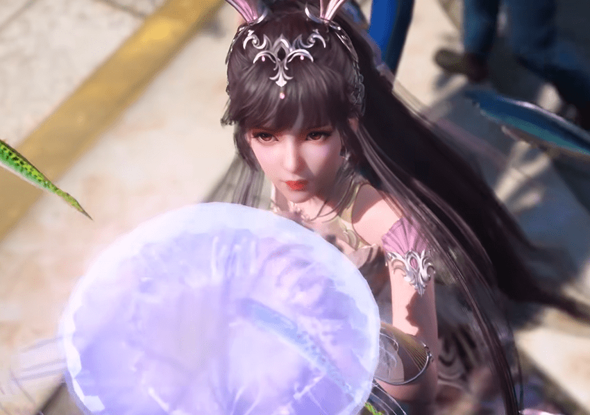 原创斗罗大陆小舞吃雪糕馋坏粉丝白丝长腿绝了摸荣荣的塔好可爱