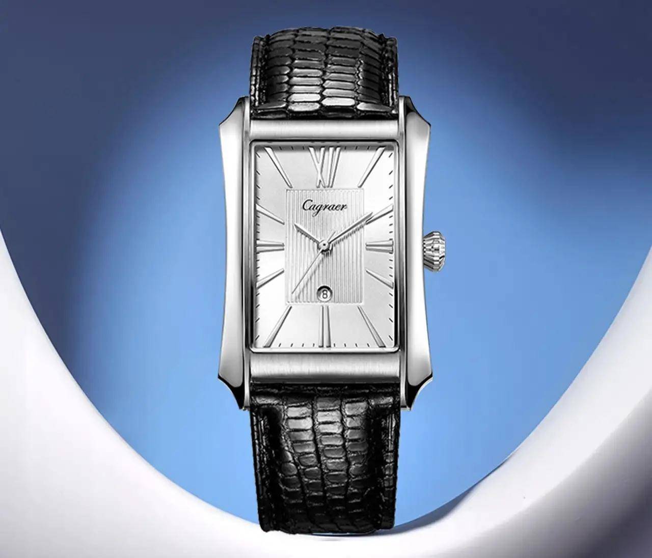 彰显型男低调奢华气质,卡爵亚机械手表休闲商务轻松驾驭_cagraer_男士
