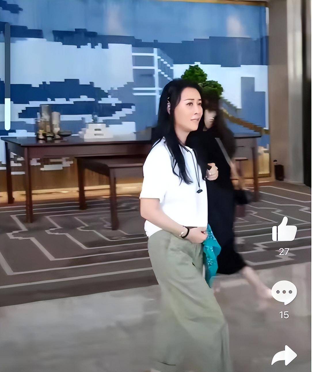 那英顶着烈日卖西瓜,头戴草帽似农村妇女