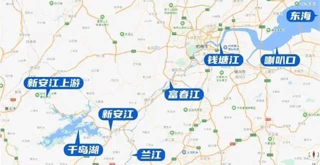 钱塘江浙江富春江之间的关系