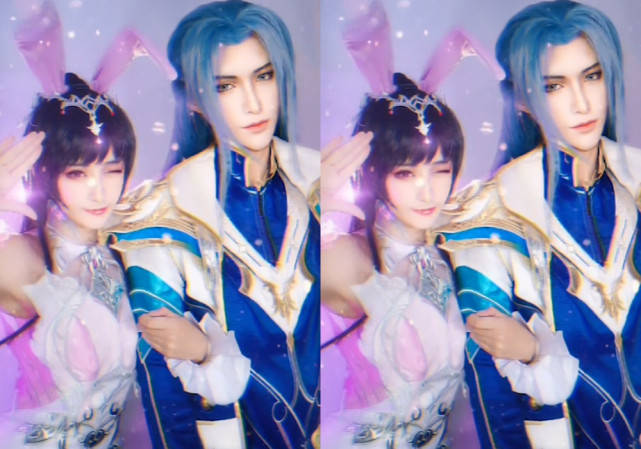 斗罗大陆:一人cos史莱克七怪,前世唐三神还原,这个小舞太美了_荣荣