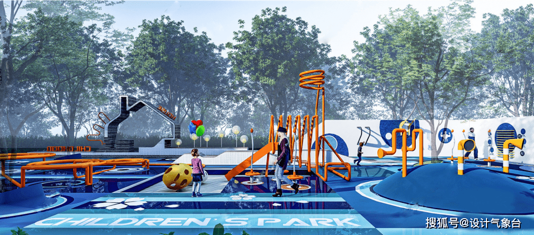 这才叫走心的儿童场地设计!别只放个滑梯敷衍了事!_设施_空间_小朋友