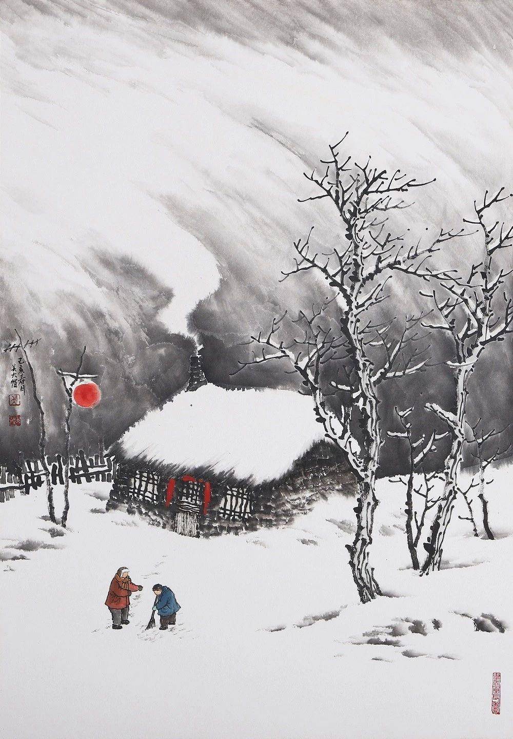 冰雪画家吴大恺_欧洲行_中国_作品