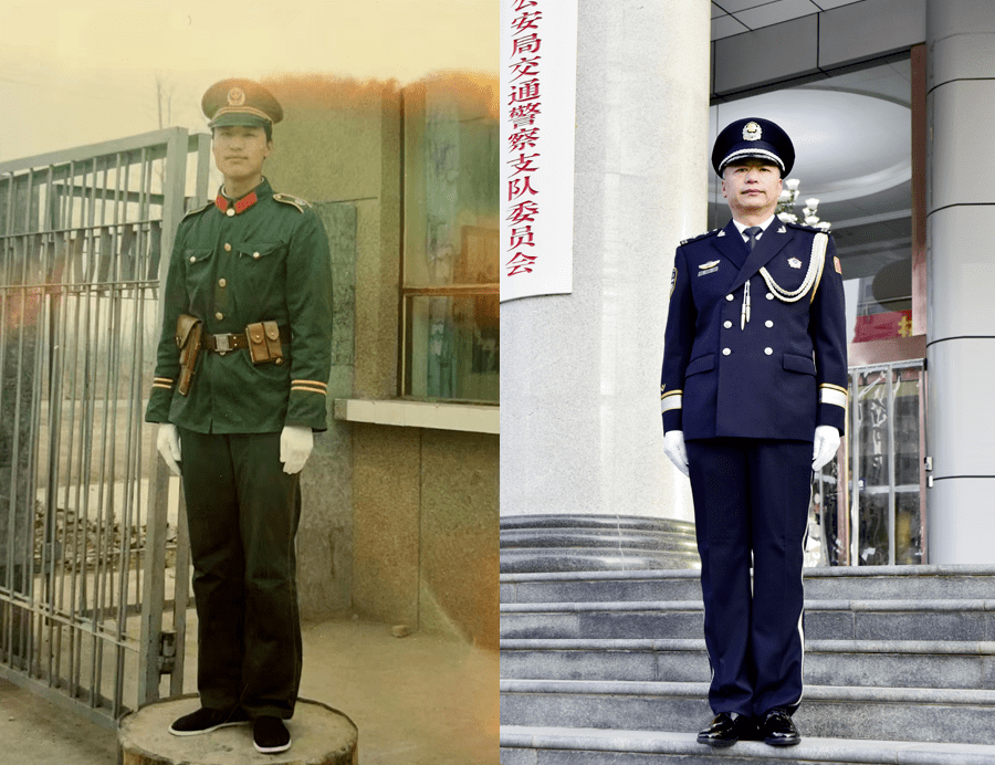 初心如炬 征途如虹 忻州公安交警向"老兵"致敬丨八一建军节