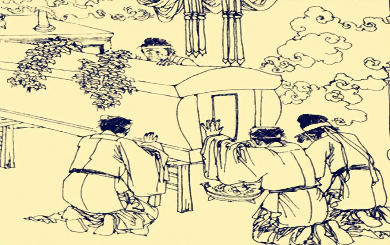 民间故事:爷爷出殡前夜,红衣女来买棺材:我要装你爷爷的那副_南麟_南