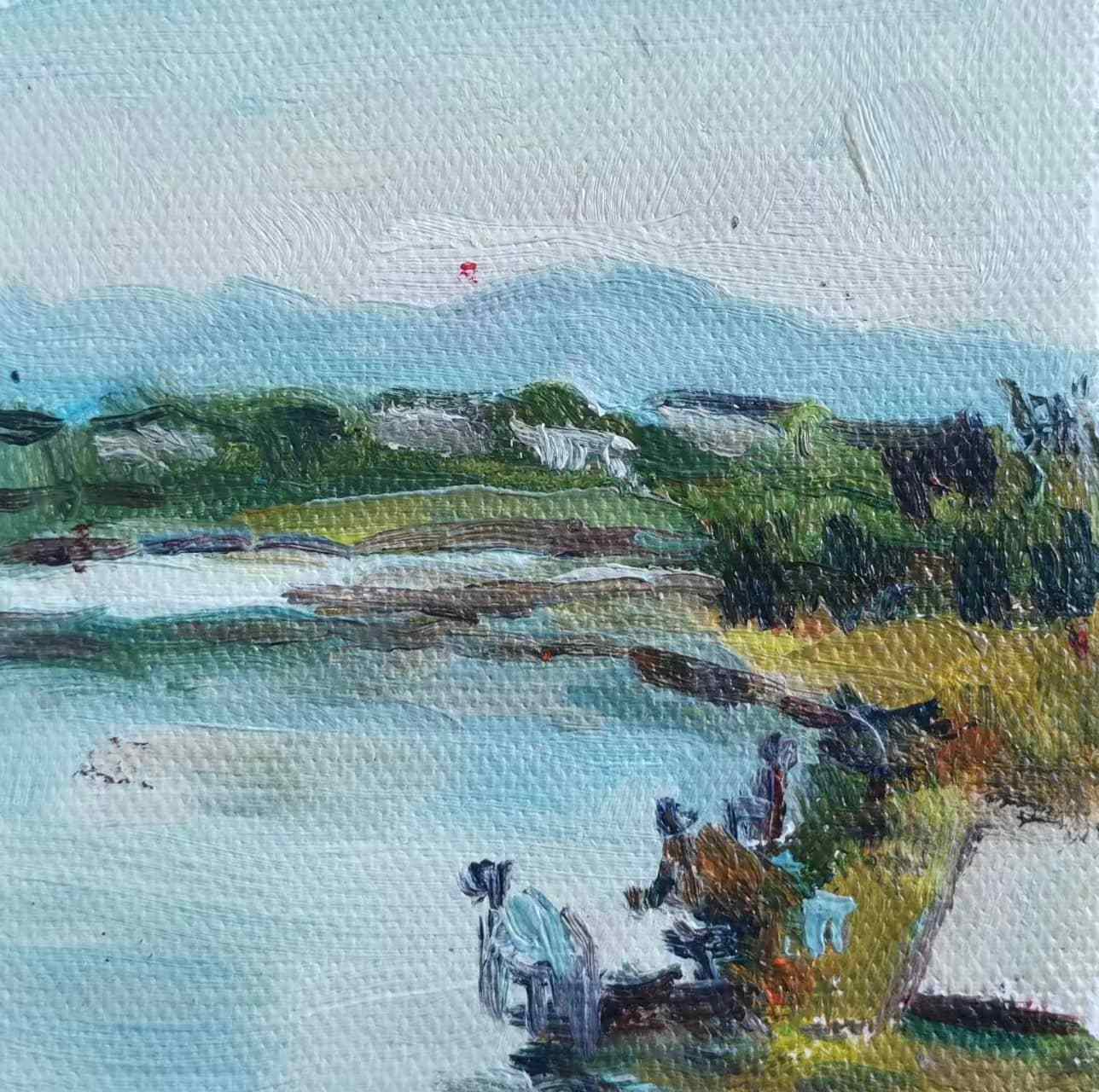 『人物聚焦』肖冬生小幅油画风景写生_cm_美术家协会_江西省