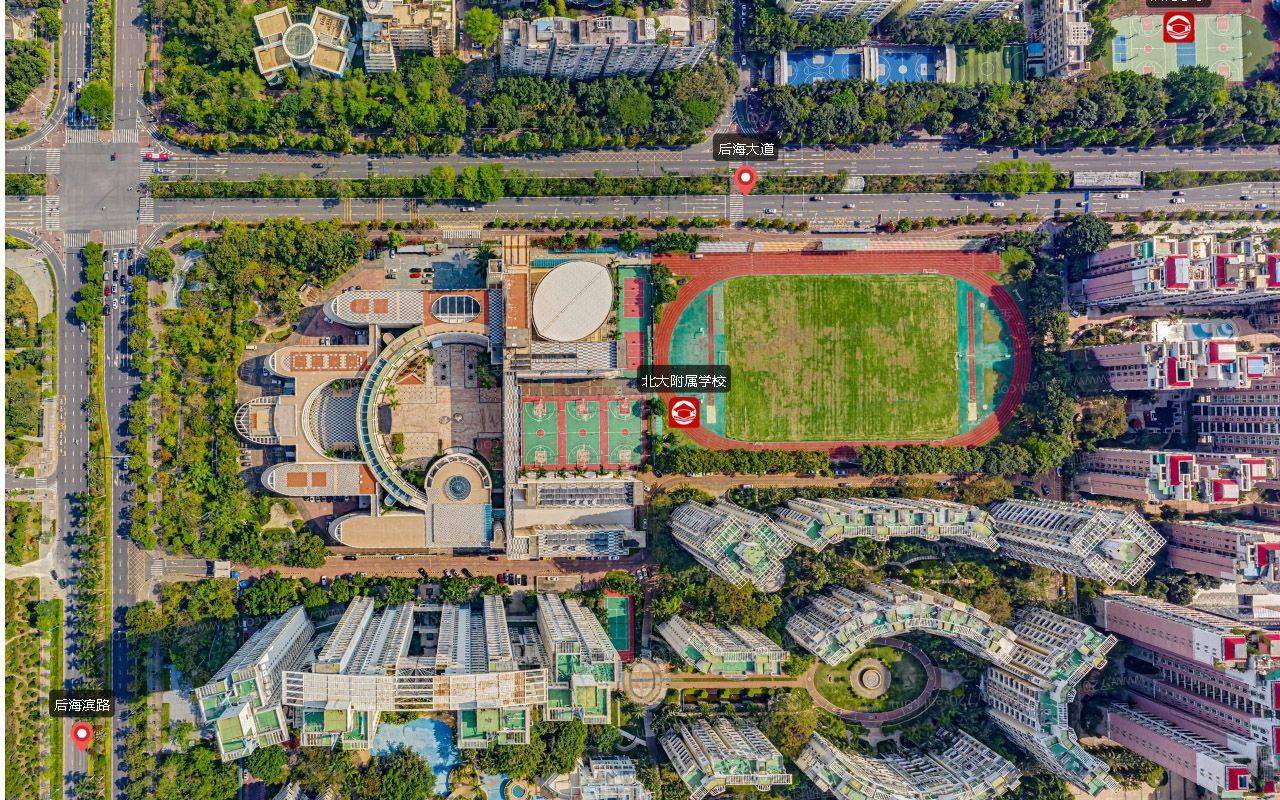 航拍南山区40个学校相关全景vr解读 系列2_深圳市_建设_育才