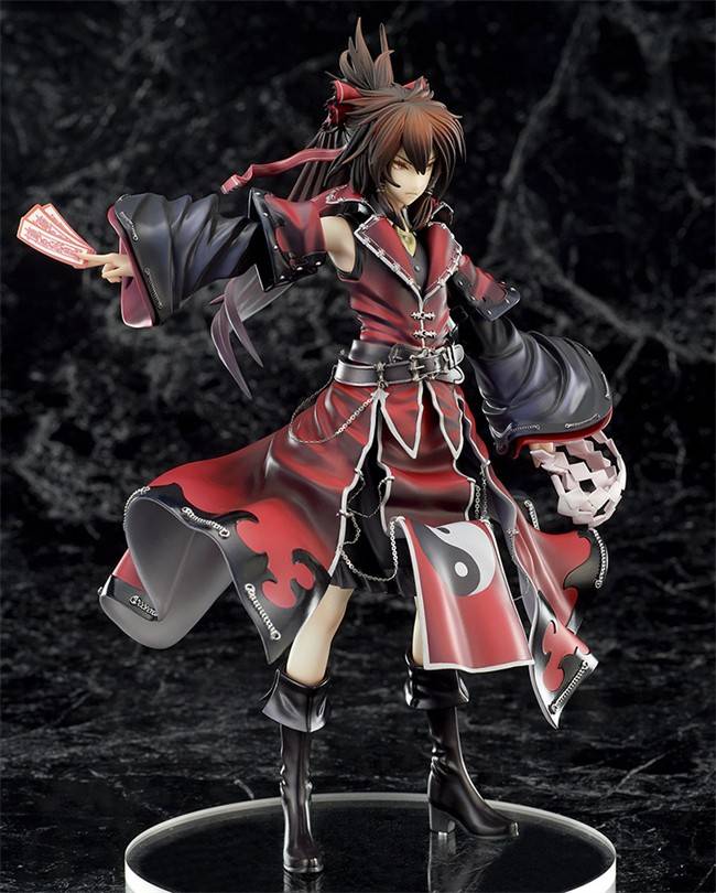潮趣:《红魔城传说》博丽灵梦 手办 帅气登场_黑色_风格_project