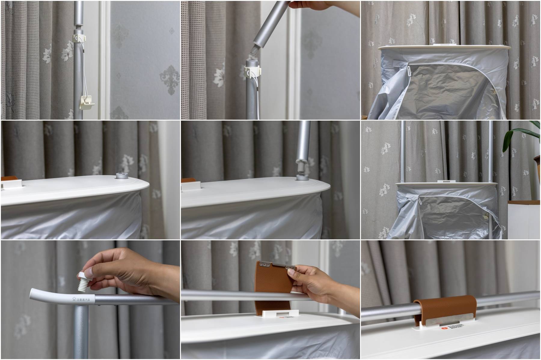 舒乐氏“全自动挂烫机”:能除皱,会烘干,家中衣物轻松护理