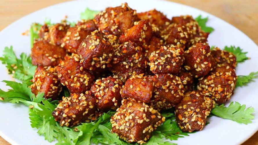 孜然 外酥内软,这道孜然肉一定会让你大呼过瘾.