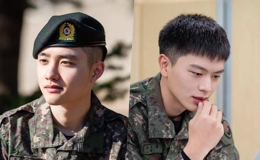 都暻秀陆星材军装照养眼,网友开始磕cp,期盼看到两人合作新戏