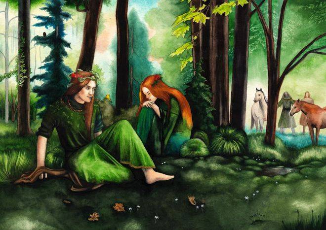 泰勒瑞精灵的一个分支-------南多族_西尔凡_辛达_绿林